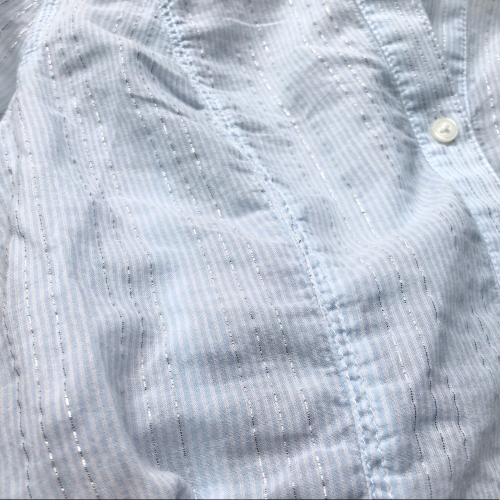 Express Metallic Button Down - image 5